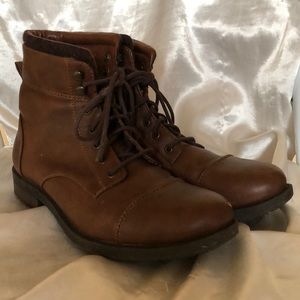 Womens Mid Size Brown Boots